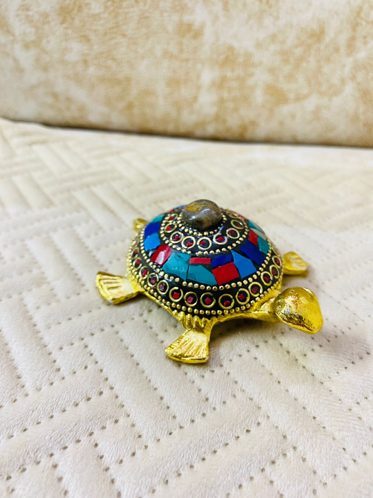 Manifested Decor Turtle, Good Luck for Home, Feng Shui Tortoise, Showpiece for Good Luck, Turtle Vastu Gift for Career and Luck, Home Decoration